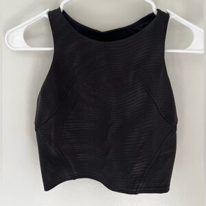 Lululemon Compression Cropped Workout Tank Top